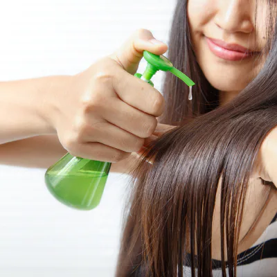 Use serum to nourish hair and reduce shedding