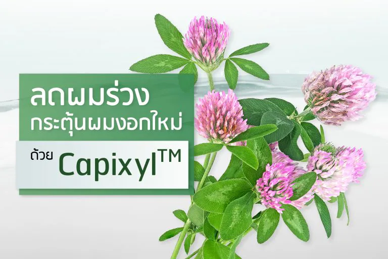 ชวนลดผมร่วง เพิ่มผมงอกใหม่ด้วย Capixyl