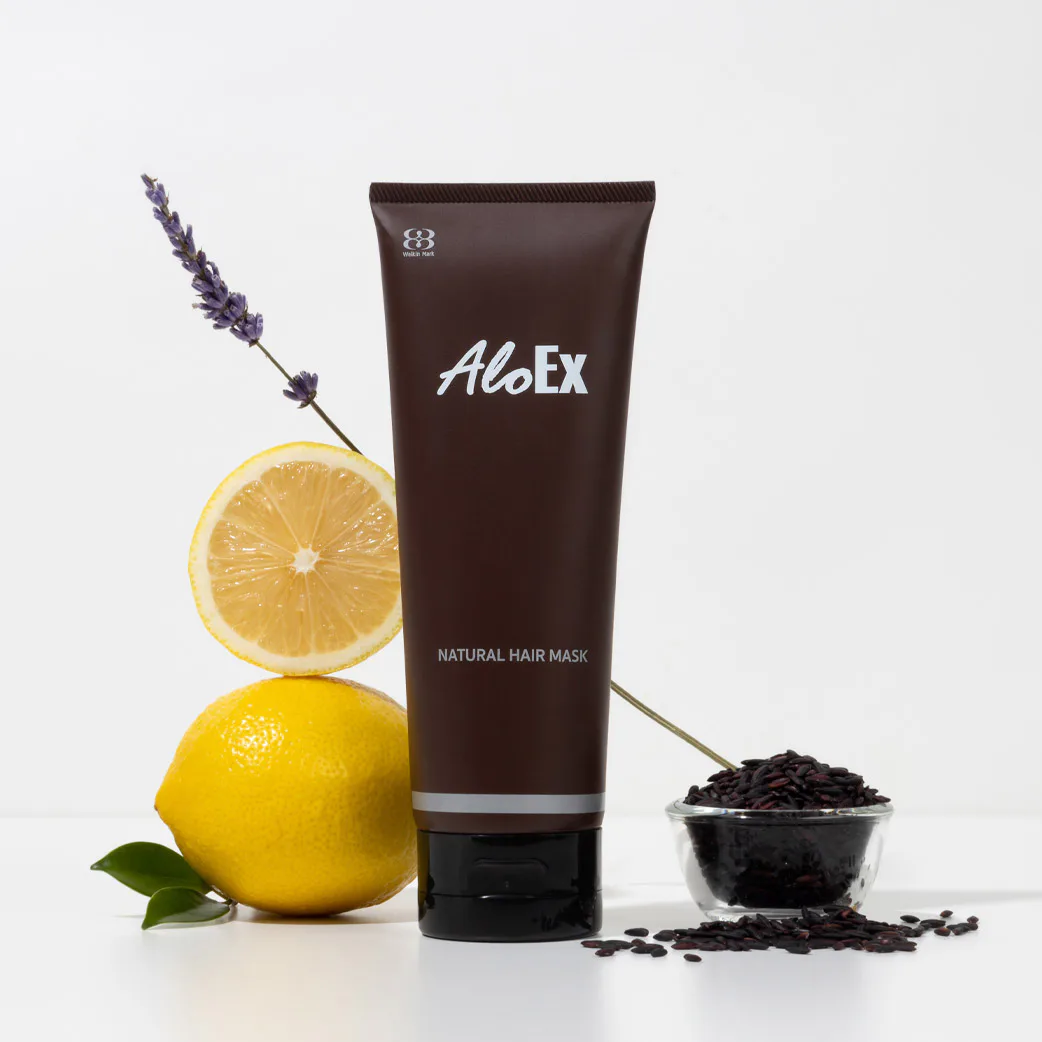 AloEx Natural Hair Mask — silicone-free softening treatment