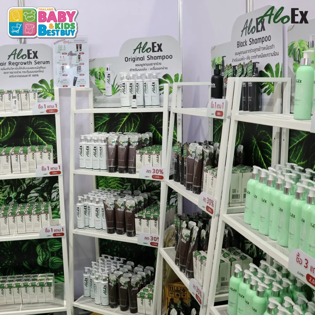 AloEx brings the full lineup to Thailand Baby & Kids Best Buy