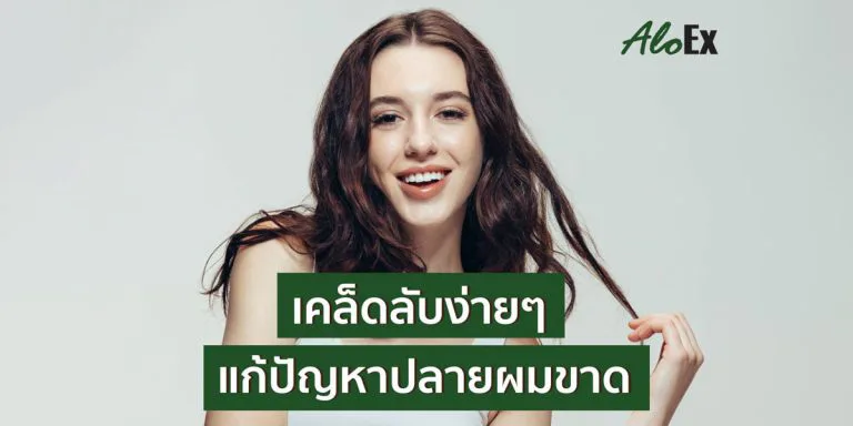 เคล็ดลับง่ายๆ แก้ปัญหาปลายผมขาด