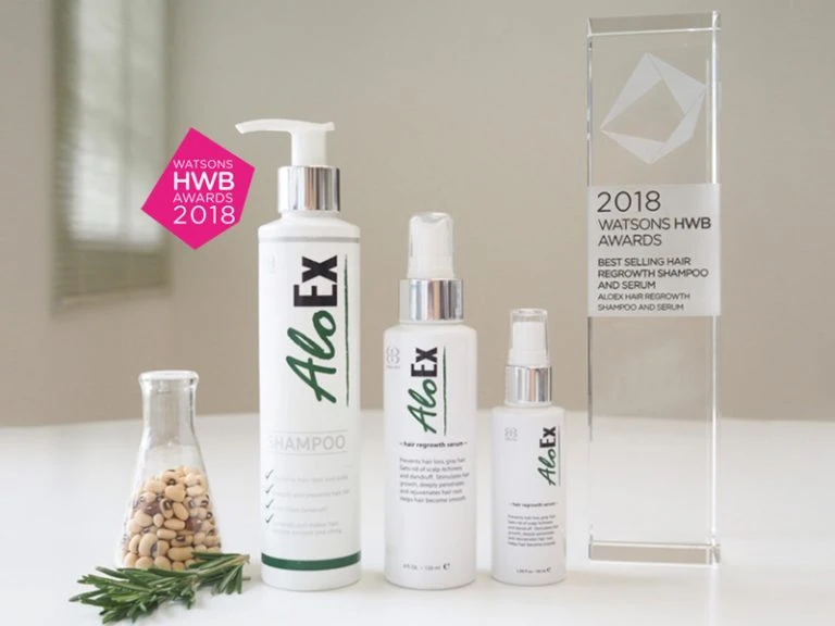ผลิตภัณฑ์ AloEx วางจำหน่ายในร้าน Watsons