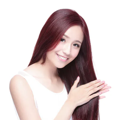 Keratin makes hair beautiful