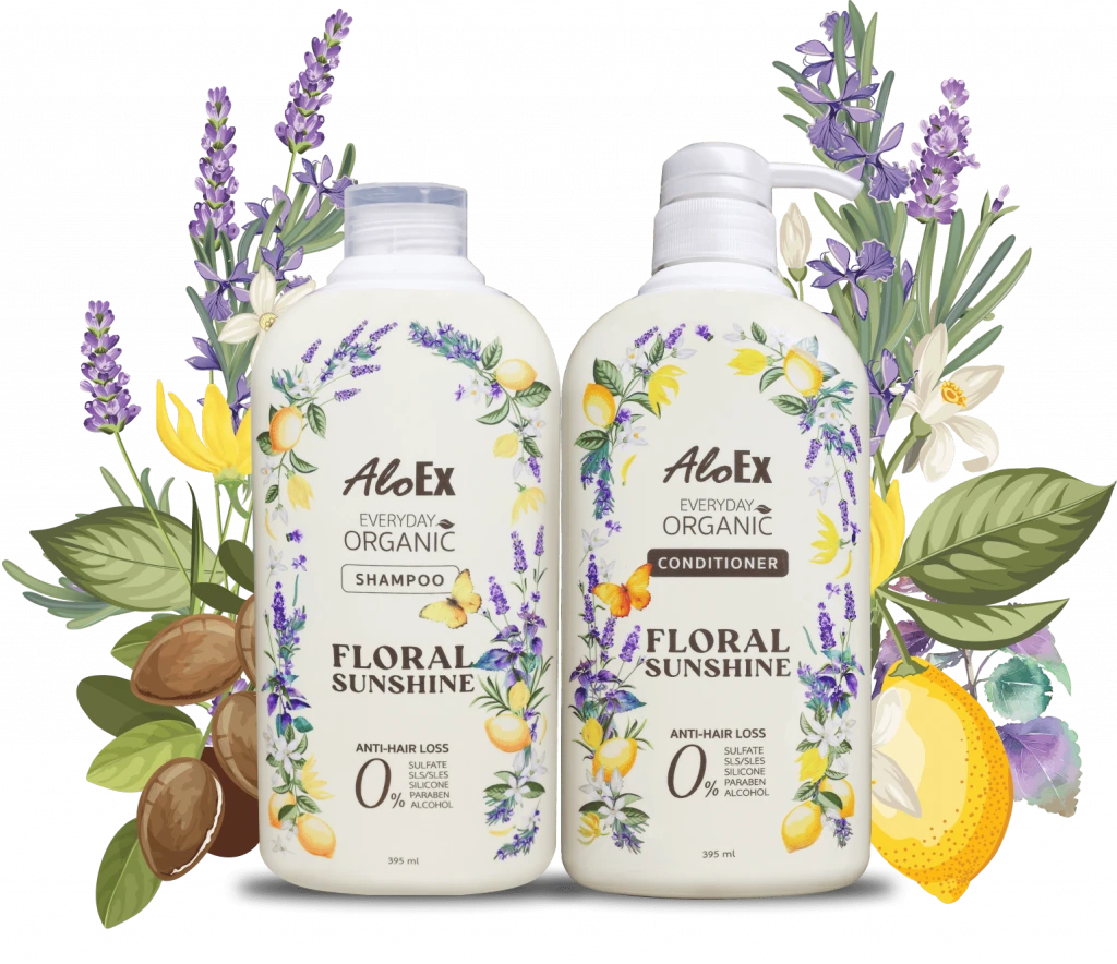 AloEx Everyday Organic Shampoo & Conditioner