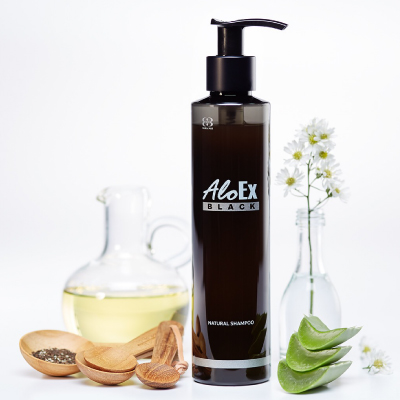 AloEx Black Shampoo สูตร ‘KHAO NIEW DAM'