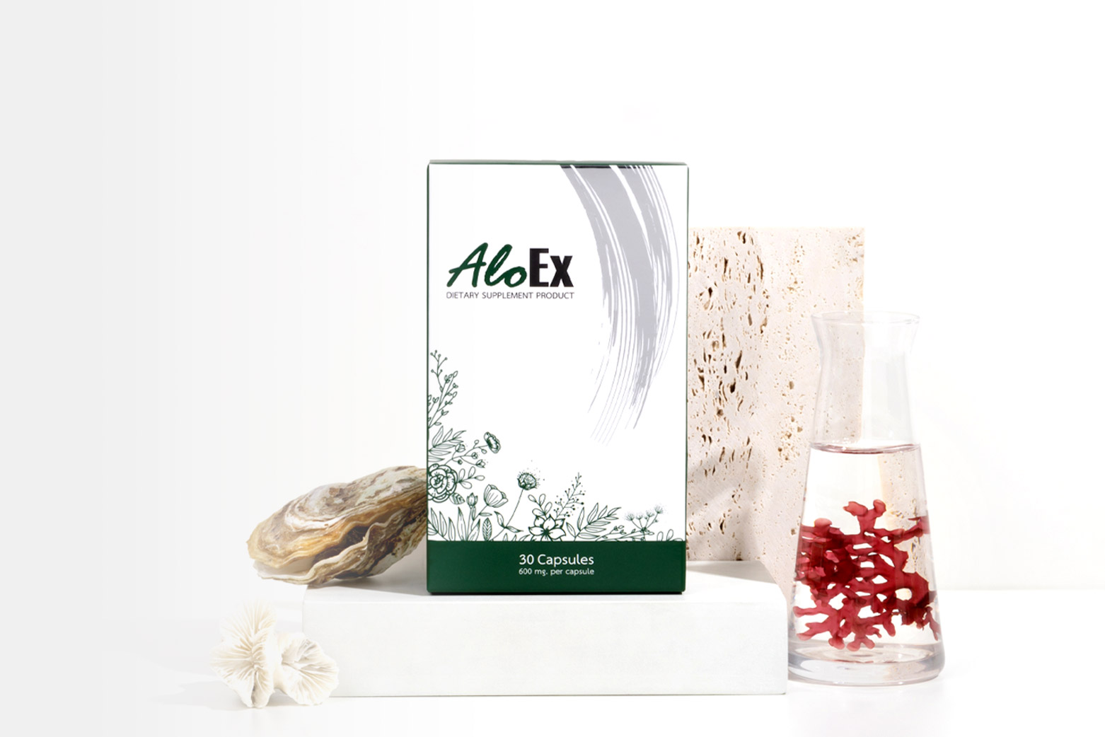 AloEx Dietary Supplement – ผลิตภัณฑ์เสริมอาหารลดผมขาดร่วง